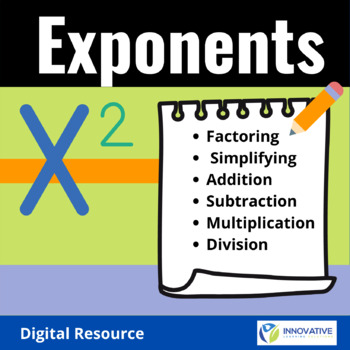 Preview of Fun with Exponents! - Digital Interactive Activity