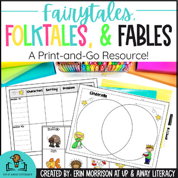 Preview of Fun with Fairy Tales, Folktales, and Fables: A Common Core Aligned Unit