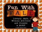 Fun with Fall Activities for 2nd-4th Graders; Math, Writin