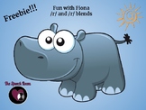 Fun with Fiona the Hippo - /r/ and /r/ blends FREEBIE!!!