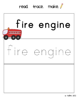 Fun with Fire Safety - Kindergarten Math and Literacy Unit | TpT