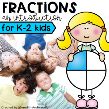 Preview of Fractions resource for K-2 - Indroductory fractions