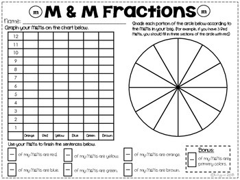 Preview of Fun with Fractions / M&M Fractions