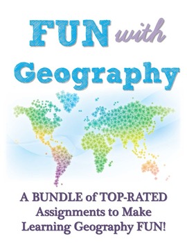 Preview of Fun with Geography Bundle of Top-Rated Social Studies Assignments
