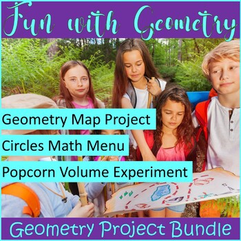 Preview of Fun with Geometry Activities Bundle – Project Based Learning with Math