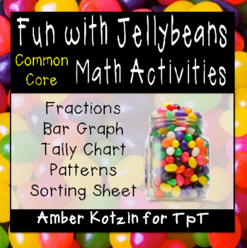 Preview of Fun with Jellybean Math (Common Core Aligned)