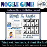 Fun with Math- Noggle Game Interactive Bulletin Board