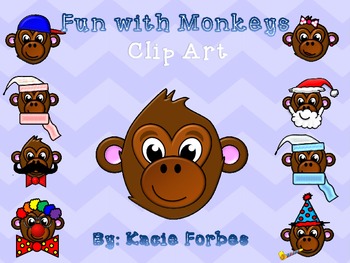 Preview of Fun with Monkeys Clip Art