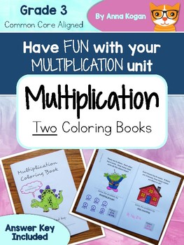 Fun with Multiplication: Coloring Book (3.OA.1, 3.OA.3, 3.OA.7, 4.OA.4)