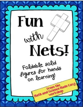Preview of Fun with Nets! Foldable 3D shapes and activity sheet