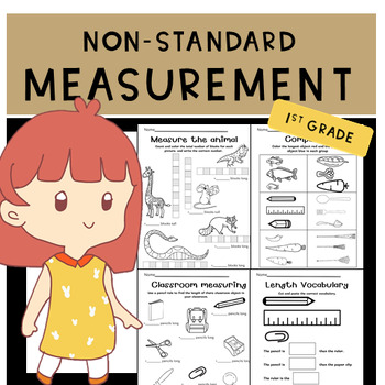 Preview of Fun with Non Standard Measurement: A 1st Grade Math Workbook