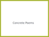 Fun with Poetry Writing: Concrete Poems