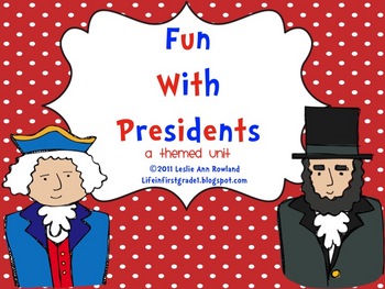 Preview of Fun with Presidents- A President's Day Mini Unit