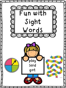Preview of Fun Sight Words Bundle based on Jan Richardson Levels A-J