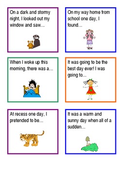 Fun with Story Starters! by Miss Bees | TPT
