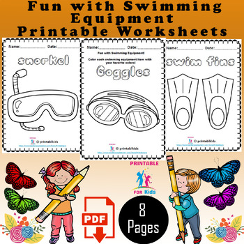 Preview of Fun with Swimming Equipment