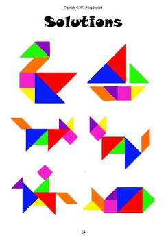 Fun with Tangrams - Freebie by Being Inspired | TPT