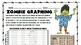 fun zombie graphing worksheet 5th 6th 7th middle school