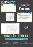 Función Lineal con #GoogleForms