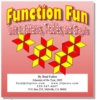 Preview of Function Fun, Unit 1: Patterns, T-tables, and Graphs
