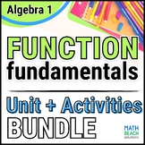 Function Fundamentals - Unit 2 Bundle - Texas Algebra 1 Cu