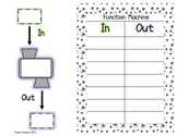 Function Machines Math Center combo