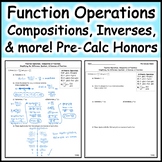 Function Operations, Compositions, Inverses, and more in P