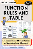 Function Rules And Table: Low Prep