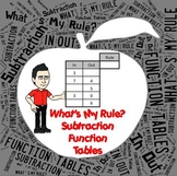 Function Table (In-Out Machine) Subtraction Worksheets OR Project Common Core
