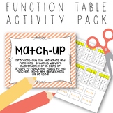 Function Table/ Input-Output Table Activity Pack