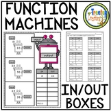 Function Machines (IN and OUT Boxes) Grades 4th-5th