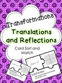 Function Transformations Card Sort and Match Puzzle Activity