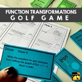 Function Transformations - Golf Game for Practice with Par