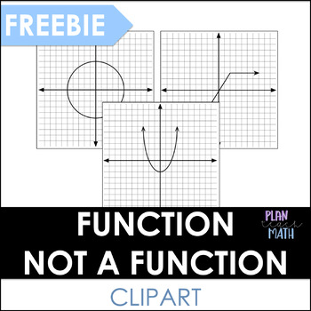 Preview of Math Clipart - Function and Not a Function Graphs