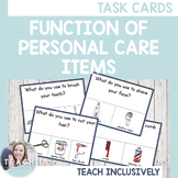 Function of Personal Care Items Task Cards #SPEDSUMMER1