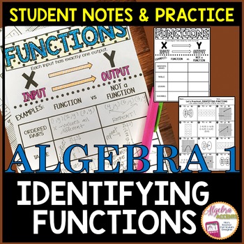 Preview of Function or Not Student Notes and Practice