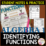 Function or Not Student Notes and Practice