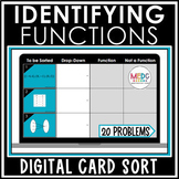 Function or Not a Function Activity Identifying Functions 