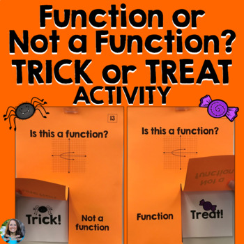 Preview of Function or Not a Function Halloween Activity Trick or Treat Game