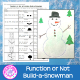 Function or Not a Function Build a Snowman Drawing/Colorin