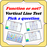 Function or not? Vertical line test. Powerpoint game "Pick