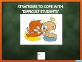 Functional Behavioural Approach applied to classroom management.