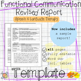 Functional Communication Profile - Revised | Report templa