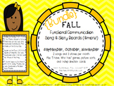 Functional Communication Song & Story Boards - FALL Bundle