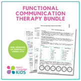 Functional Communication Therapy Bundle | Non-Speaking or 