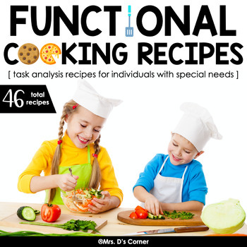 Preview of Functional Cooking Recipes for Cooking in the Classroom | Recipes for Kids
