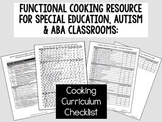 Functional Cooking Skills for Special Education, Autism or