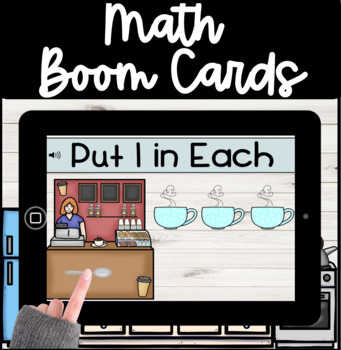Preview of Free Boom Cards 1:1 Correspondence Math Counting