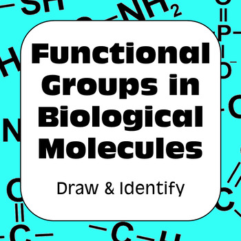 Preview of Functional Groups in Biological Molecules High School/AP Biology/Biochemistry