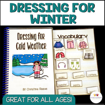 Winter Interactive Books for Autism & Special Education Classrooms